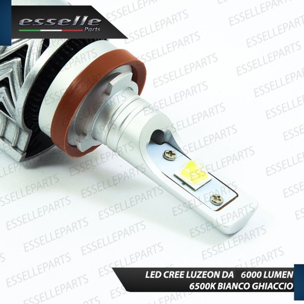 Lampada SINGOLA H11 mono LED 6000 LUMEN Canbus 6000K Bianco Ghiaccio