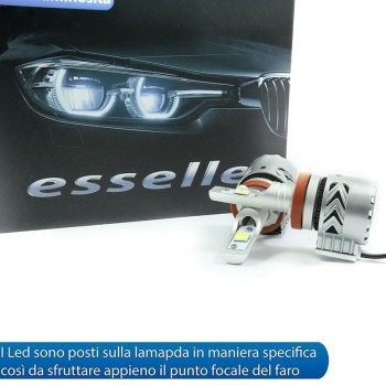 Kit Mono LED H16 12000 LUMEN Canbus 6000K Bianco Ghiaccio