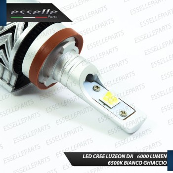 Lampada SINGOLA H16 mono LED 6000 LUMEN Canbus 6000K Bianco Ghiaccio
