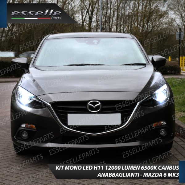Kit Full LED H11 coppia lampade mono led anabbaglianti/abbaglianti MAZDA 6 III