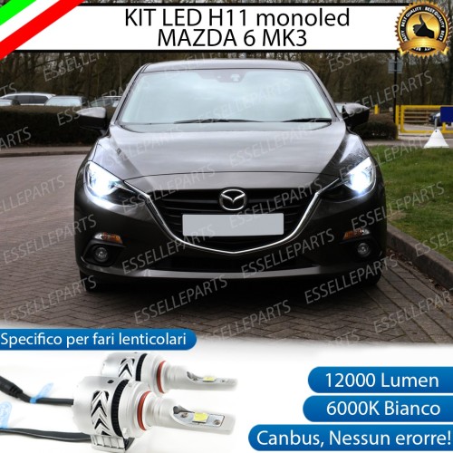 Kit Full LED H11 coppia lampade mono led anabbaglianti/abbaglianti MAZDA 6 III
