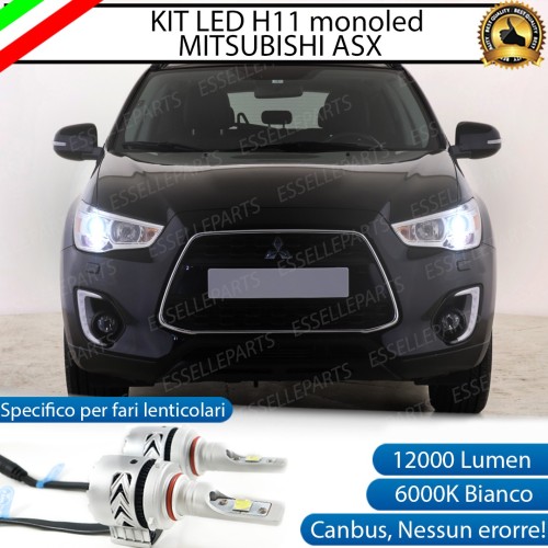 Kit Full LED H11 coppia lampade mono led anabbaglianti MITSUBISHI ASX