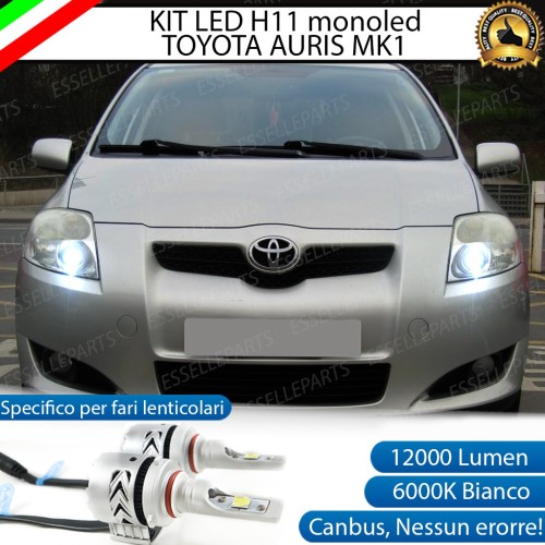 Kit Full Led monoled 6500k canbus lampade per H11 TOYOTA AURIS I
