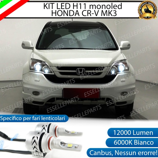 Kit Full LED H11 coppia lampade mono led anabbaglianti HONDA CR-V III