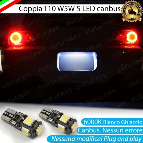 Luci targa 5 LED Canbus