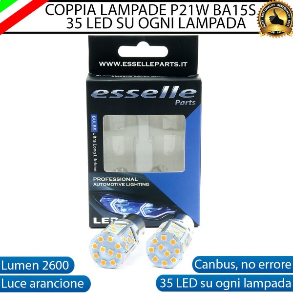 Coppia Frecce Anteriori P21W 35 LED Canbus Fiat Barchetta