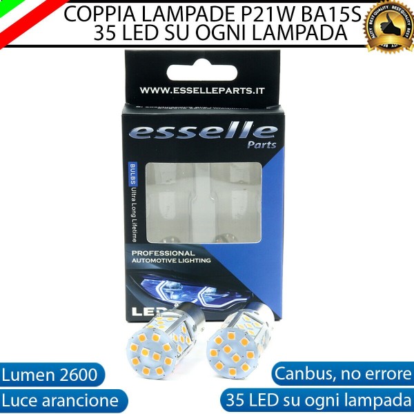 Coppia Frecce Posteriori P21W 35 LED Canbus Fiat Seicento