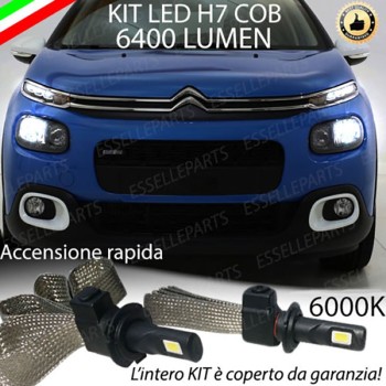 Kit Full LED H7 6400 LUMEN Anabbaglianti CITROEN C3 III