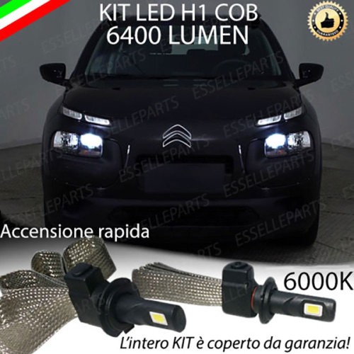Kit Full LED H1 Abbaglianti 6400 LUMEN CITROEN C4 CACTUS