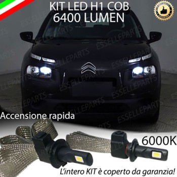 Kit Full LED H1 Abbaglianti 6400 LUMEN CITROEN C4 CACTUS