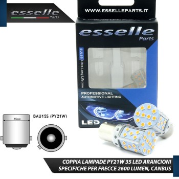 Coppia Frecce Posteriori PY21W 35 LED Canbus OPEL Corsa E Coppia Frecce Posteriori PY21W 35 LED Canbus OPEL Corsa E