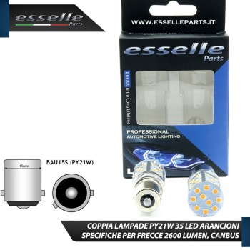 Coppia Frecce Posteriori PY21W 35 LED Canbus OPEL Corsa E Coppia Frecce Posteriori PY21W 35 LED Canbus OPEL Corsa E