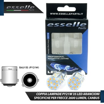 Coppia Frecce Posteriori PY21W 35 LED Canbus RENAULT Kadjar