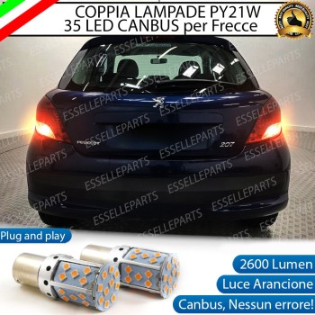 Coppia Frecce Posteriori PY21W 35 LED Canbus Peugeot 207 Coppia Frecce Posteriori PY21W 35 LED Canbus Peugeot 207