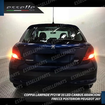 Coppia Frecce Posteriori PY21W 35 LED Canbus Peugeot 207 Coppia Frecce Posteriori PY21W 35 LED Canbus Peugeot 207