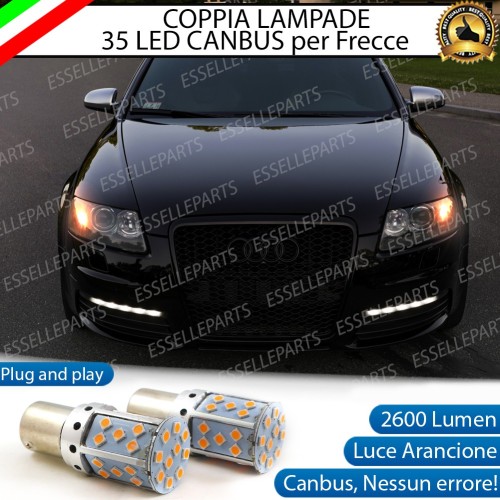 Lampade ANTERIORI PY21W BAU15S 35 LED Canbus AUDI A6 C6