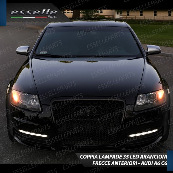 Lampade ANTERIORI PY21W BAU15S 35 LED Canbus AUDI A6 C6