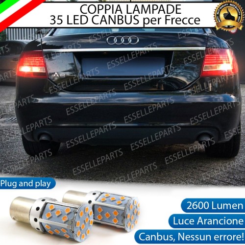 Lampade POSTERIORI PY21W BAU15S 35 LED Canbus AUDI A6 C6
