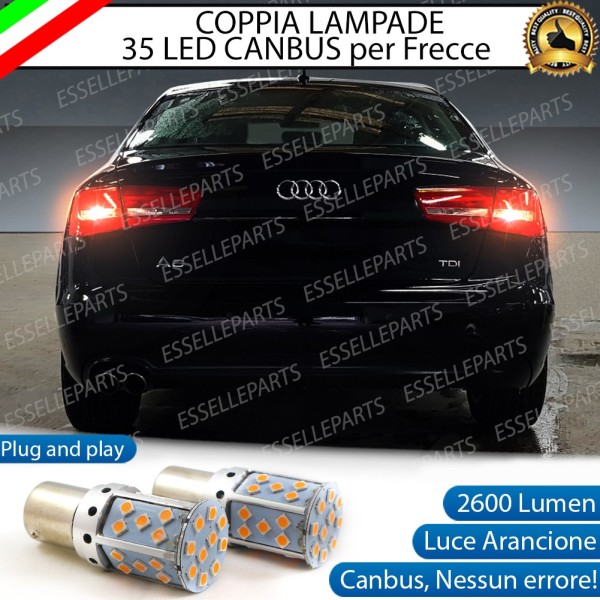 Lampade POSTERIORI PY21W BAU15S 35 LED Canbus AUDI A6 C7