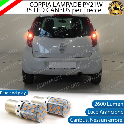 Coppia Frecce Posteriori PY21W 35 LED Canbus OPEL Agila B