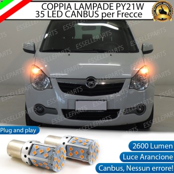 Coppia Frecce Anteriori PY21W 35 LED Canbus Opel Agila B Coppia Frecce Anteriori PY21W 35 LED Canbus Opel Agila B