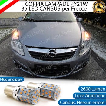 Coppia Frecce Anteriori PY21W 35 LED Canbus Opel Corsa D PRE-RESTYLING Coppia Frecce Anteriori PY21W 35 LED Canbus Opel Corsa D PRE-RESTYLING