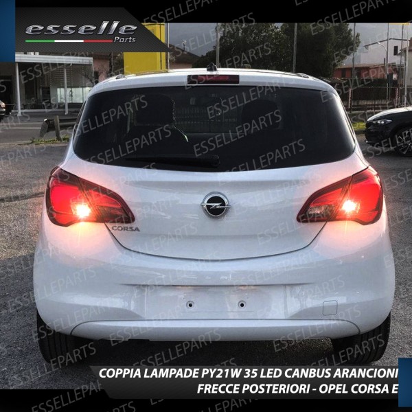 Coppia Frecce Posteriori PY21W 35 LED Canbus OPEL Corsa E