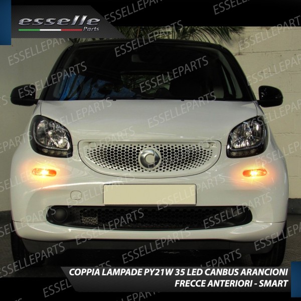 Coppia Frecce Anteriori PY21W 35 LED Canbus Smart Fortwo III