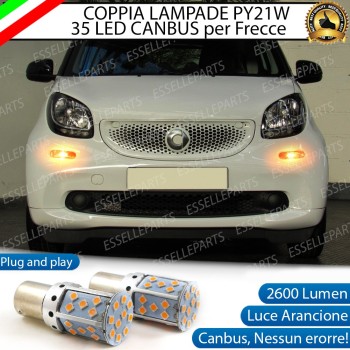 Coppia Frecce Anteriori PY21W 35 LED Canbus Smart Fortwo III Coppia Frecce Anteriori PY21W 35 LED Canbus Smart Fortwo III