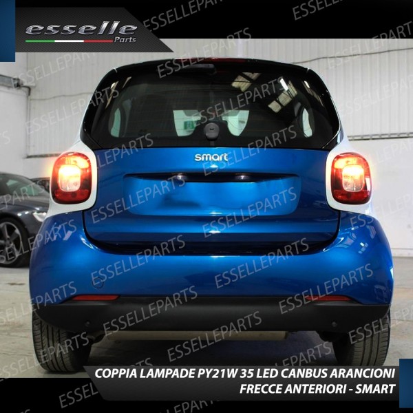 Coppia Frecce Posteriori PY21W 35 LED Canbus SMART Fortwo III
