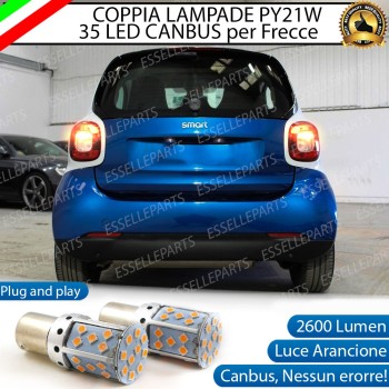 Coppia Frecce Posteriori PY21W 35 LED Canbus SMART Fortwo III Coppia Frecce Posteriori PY21W 35 LED Canbus SMART Fortwo III