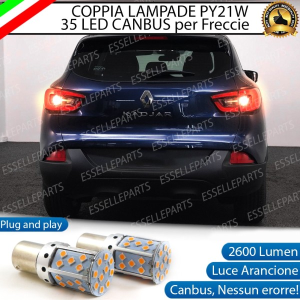 Coppia Frecce Posteriori PY21W 35 LED Canbus RENAULT Kadjar