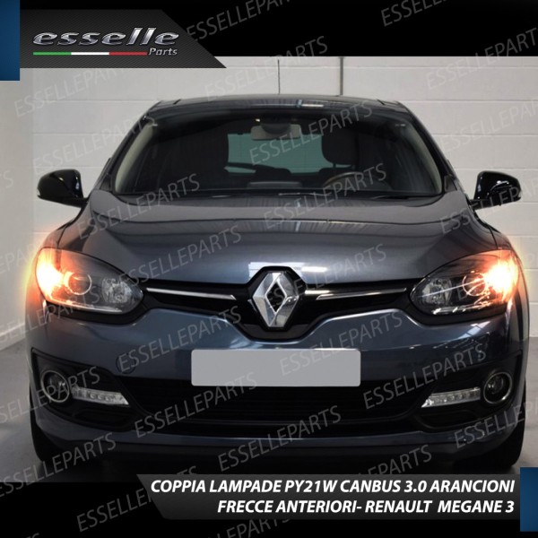 Coppia Frecce Anteriori PY21W 35 LED Canbus Renault Megane 3