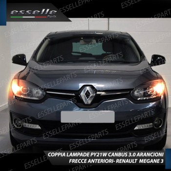 Coppia Frecce Anteriori PY21W 35 LED Canbus Renault Megane 3