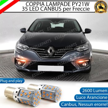 Coppia Frecce Anteriori PY21W 35 LED Canbus Renault Megane 4