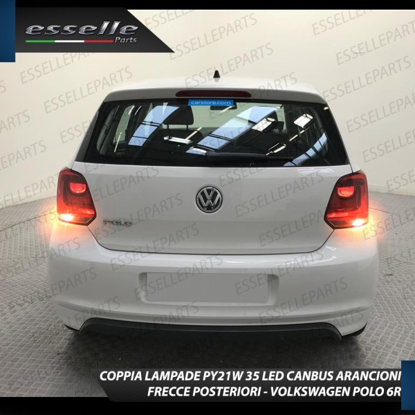 Coppia Frecce Posteriori PY21W 35 LED Canbus VOLKSWAGEN Polo 6R 6C1