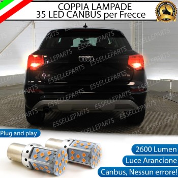 Lampada PY21W BAU15S Canbus AUDI Q2 ARANCIONE FRECCE Luce AMBRA