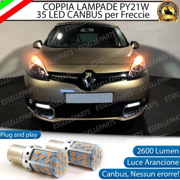 Coppia Frecce Anteriori PY21W 35 LED Canbus Renault Scenic 3