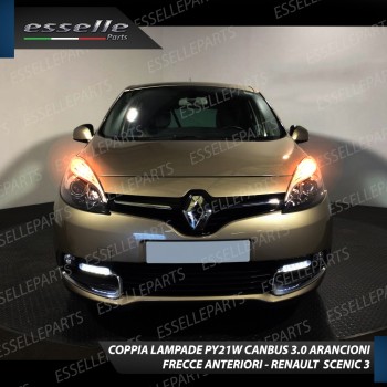Coppia Frecce Anteriori PY21W 35 LED Canbus Renault Scenic 3