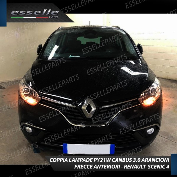Coppia Frecce Anteriori PY21W 35 LED Canbus Renault Scenic 4