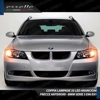 Coppia Frecce Anteriori PY21W LED BMW SERIE 3 E90 E91 FINO AL 2008