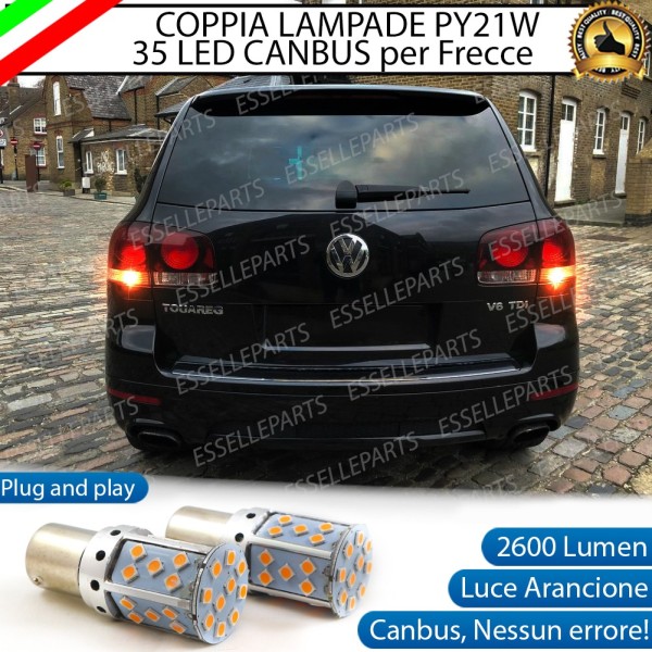 Coppia Frecce Posteriori PY21W 35 LED Canbus VOLKSWAGEN Touareg 7L