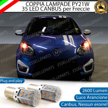 Coppia Frecce Anteriori PY21W 35 LED Canbus Renault Twingo 2