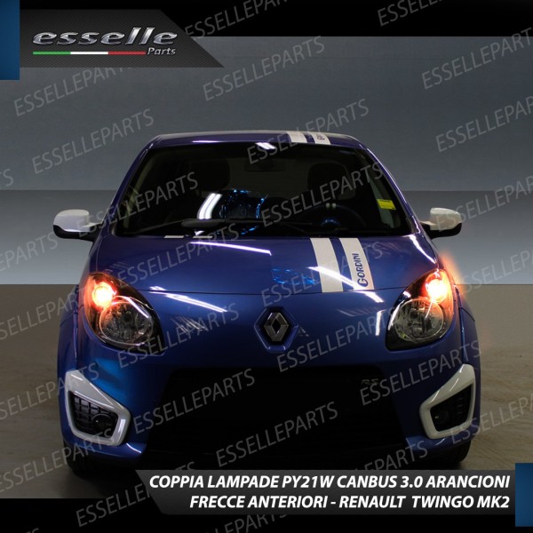 Coppia Frecce Anteriori PY21W 35 LED Canbus Renault Twingo 2