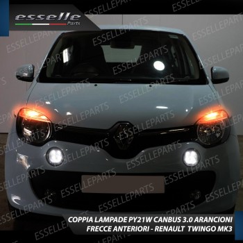 Coppia Frecce Anteriori PY21W 35 LED Canbus Renault Twingo 3
