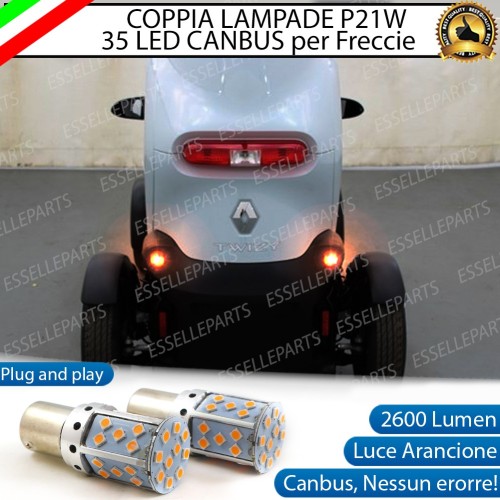 Coppia Frecce Posteriori P21W 35 LED Canbus Renault Twizy