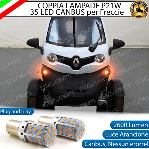 Coppia Frecce Anteriori P21W 35 LED Canbus Renault Twizy