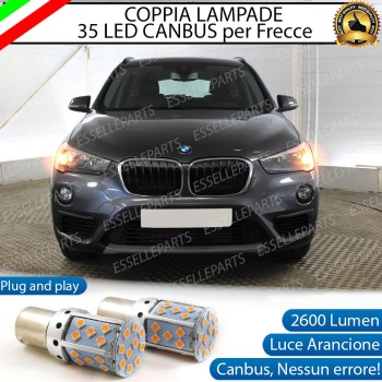 Lampada PY21W BAU15S Canbus BMW X1 F48 ARANCIONE FRECCE Luce AMBRA