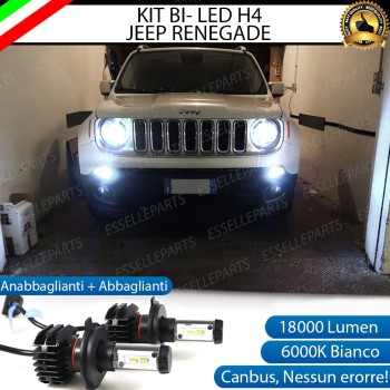 Kit Full LED H4 18000 Lumen 6000K bianco per JEEP RENEGADE Kit Full LED H4 18000 Lumen 6000K bianco per JEEP RENEGADE