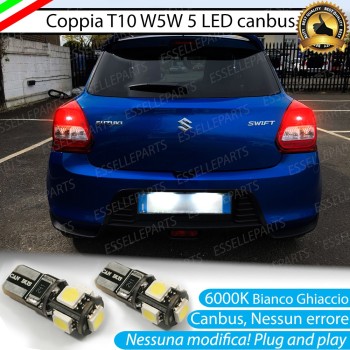 Luci targa 5 LED Canbus SUZUKI SWIFT VI Luci targa 5 LED Canbus SUZUKI SWIFT VI